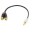 Y кабель 2 RCA - mini JACK 3.5 netaudio, GA402, длина 15 метров