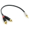 Y кабель 2 RCA - mini JACK 3.5 netaudio, GA402, длина 10 метров