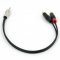 Y кабель 2 RCA - mini JACK 3.5 netaudio, GA402, длина 0.5 метра