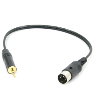 DIN 5 pin - mini JACK 3.5 стерео аудио кабель, сдвоенный, netaudio, GA402 (DIN 5 pin - mini JACK 3.5)