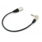 Аудио кабель JACK 6.3 угловой - XLR (F), симметричный, длина 0,5 метра