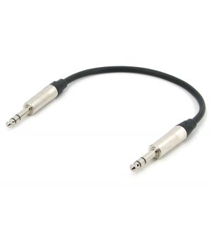 Аудио кабель JACK 6,3 - JACK 6,3 симметричный, netaudio, C114, (TRS 6.3-TRS 6.3) длина 1 метр