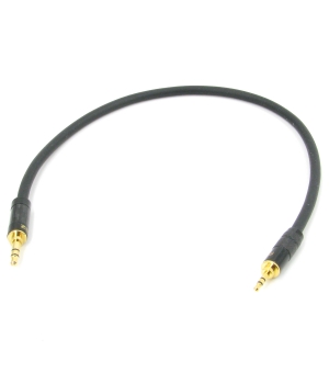 Аудио кабель micro JACK 2.5 - mini JACK 3.5 диаметр 5мм, netaudio, GA201, (microTRS 2.5   - miniTRS 3.5), 0.5м