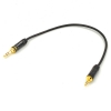 Аудио кабель micro JACK 2.5 - mini JACK 3.5 диаметр 3мм, netaudio, C202, (microTRS 2.5   - miniTRS 3.5), 0.5м
