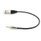 Аудио кабель mini JACK 3.5 - XLR (F) межблочный, симметричный, балансный, длина 0,5 метра