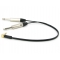 Y кабель mini JACK 3.5 угловой - 2 x JACK 6.3, сдвоенный, длина 0.5 метра