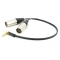 Y кабель mini JACK 3.5 угловой - 2 x XLR (M), сдвоенный, длина 0.5 метра
