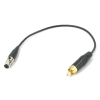 Аудио кабель mini XLR (F) 4 pin - RCA, диаметр 3мм, несимметричный, netaudio, C202, 730125-05