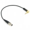 Аудио кабель mini XLR (F) - mini JACK 3.5 угловой 0,5 метра