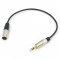 Аудио кабель mini XLR (M) - mini JACK 3.5 длина 0,5 метра