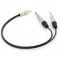 Y кабель mini JACK 3.5 - 2 x JACK 6.3, сдвоенный, длина 0.5 метра