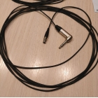 Аудио кабель mini XLR (F) - JACK 6.3 угловой симметр. балансный, 3мм, netaudio, C202, (mini XLR female - JACK 6.3) длина 3 м.