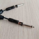 Y кабель mini JACK 3.5 - 2 x JACK 6.3 сдвоенный, несимметричный, стерео, netaudio, GA402, (miniTRS 3.5-2JACK) длина 0.5 метра