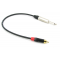 Аудио кабель RCA - JACK 6.3 mono, межблочный, несимметричный, длина 0,5 метра