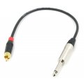 Аудио кабель RCA - JACK 6.3 mono, межблочный, несимметричный, небалансный, netaudio, GA201, (RCA- JACK 6.3 mono) длина 3 метра