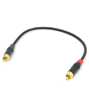 Аудио кабель RCA - RCA моно, несимметричный, небалансный, диаметр 5 мм, netaudio, GA201 (RCA - RCA) длина 0,5 м. 