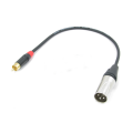 Аудио кабель RCA - XLR (M), межблочный, несимметричный, небалансный, netaudio, GA201, (RCA-XLR male) длина 0,5 метра