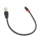 Аудио кабель RCA - XLR (M), межблочный, несимметричный, длина 0,5 метра