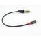 Аудио кабель RCA - XLR (M), межблочный, несимметричный, длина 0,5 метра