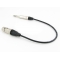 Аудио кабель XLR (F) - JACK 6.3, симметричный, длина 0,5 метра
