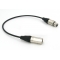 Аудио кабель XLR (M) - XLR (F), симметричный, GA201, длина 0,5 метра 