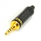 Разъем micro JACK 2,5 stereo (micro TRRS 2,5) 4pin 
