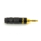 Разъем micro JACK 2,5 L stereo (micro TRRS 2,5 L) 3 pin под кабель 5 мм