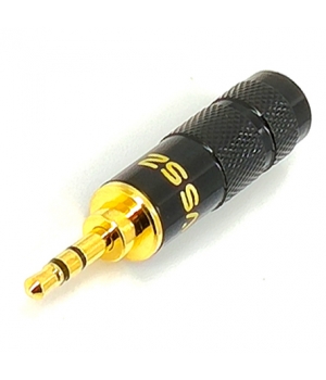 Разъем micro JACK 2,5 L (micro TRRS 2,5 L) 3 pin под кабель 5 мм