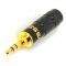 Разъем micro JACK 2,5 L stereo (micro TRRS 2,5 L) 3 pin под кабель 5 мм