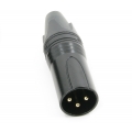 Разъем XLR (M) 3-pin черный