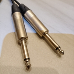 Y кабель mini JACK 3.5 - 2 x JACK 6.3 сдвоенный, несимметричный, стерео, netaudio, GA402, (miniTRS 3.5-2JACK) длина 0.5 метра