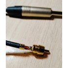 Аудио кабель RCA - JACK 6.3 mono, межблочный, несимметричный, небалансный, netaudio, GA201, (RCA- JACK 6.3 mono) длина 15 метров