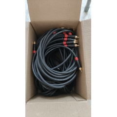 Аудио кабель RCA - JACK 6.3 mono, межблочный, несимметричный, небалансный, netaudio, GA103-10, (RCA- JACK 6.3 mono) длина 0,5 метра