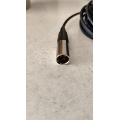 Аудио кабель mini XLR (M)-XLR (F) симметр. балансный, 3мм, netaudio, C202, (mini XLR male - XLR female) длина 0,5 м.