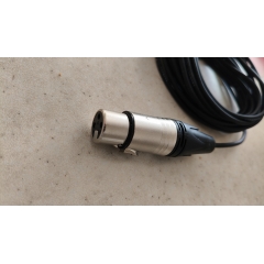 Аудио кабель mini XLR (M)-XLR (F) симметр. балансный, 3мм, netaudio, C202, (mini XLR male - XLR female) длина 0,5 м.