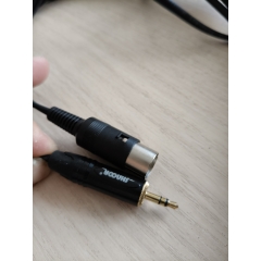 DIN 5 pin - mini JACK 3.5 стерео аудио кабель, сдвоенный, netaudio, GA402 (DIN 5 pin - mini JACK 3.5)