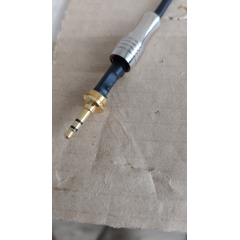 Аудио кабель mini JACK 3.5 - JACK 6.3 симметричный, балансный, диаметр 5мм, netaudio, GA201 (miniTRS-TRS) длина 0,5 метра