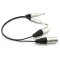 Аудио кабель 2 x JACK 6.3 - 2 x XLR (M), несимметричный стерео, длина 5 метров 