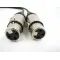 Аудио кабель 2 XLR (F) - 2 RCA стерео, сдвоенный, несимметричный, длина 0,5 метра