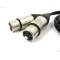 Аудио кабель 2 XLR (F) - 2 RCA стерео, сдвоенный, несимметричный, длина 0,5 метра