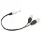 Y кабель JACK 6.3 - 2 x XLR (M) сдвоенный, длина 2 метра