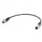 Аудио кабель mini XLR (F) - mini XLR (M) диаметр 3мм, netaudio, длина 0,5 метра