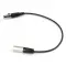 Аудио кабель mini XLR (F) - mini XLR (M) диаметр 3мм, netaudio, длина 0,5 метра