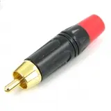 Разъем RCA (M) красный