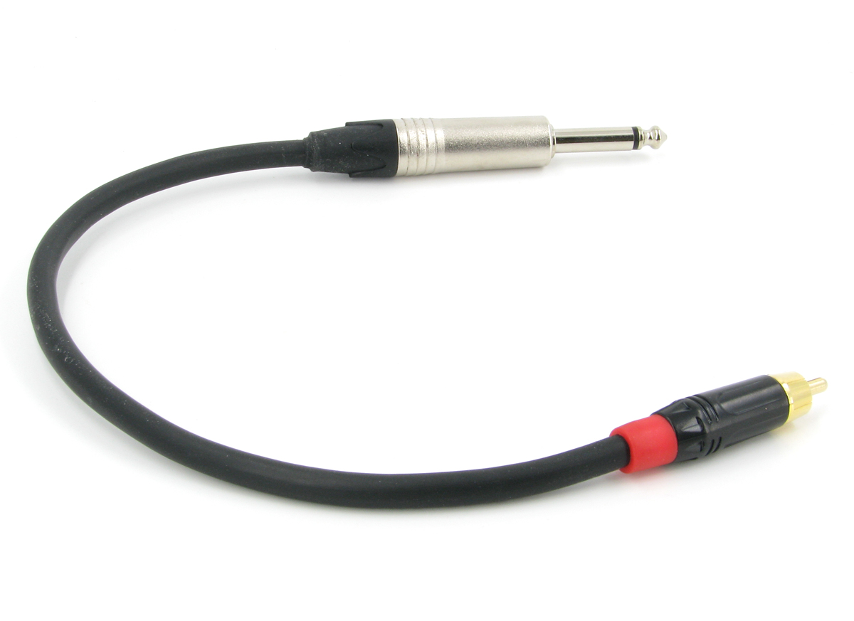 Аудио кабель JACK 6.3 - RCA моно