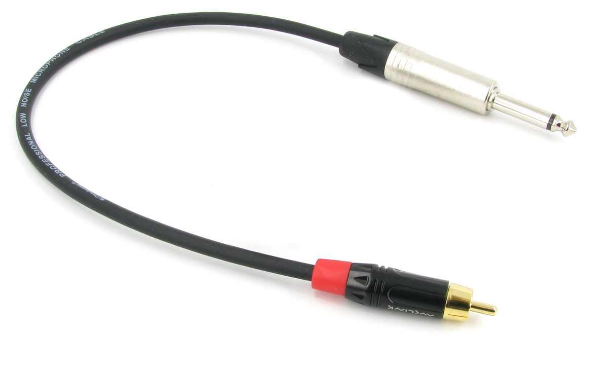 Аудио кабель RCA - JACK 6.3