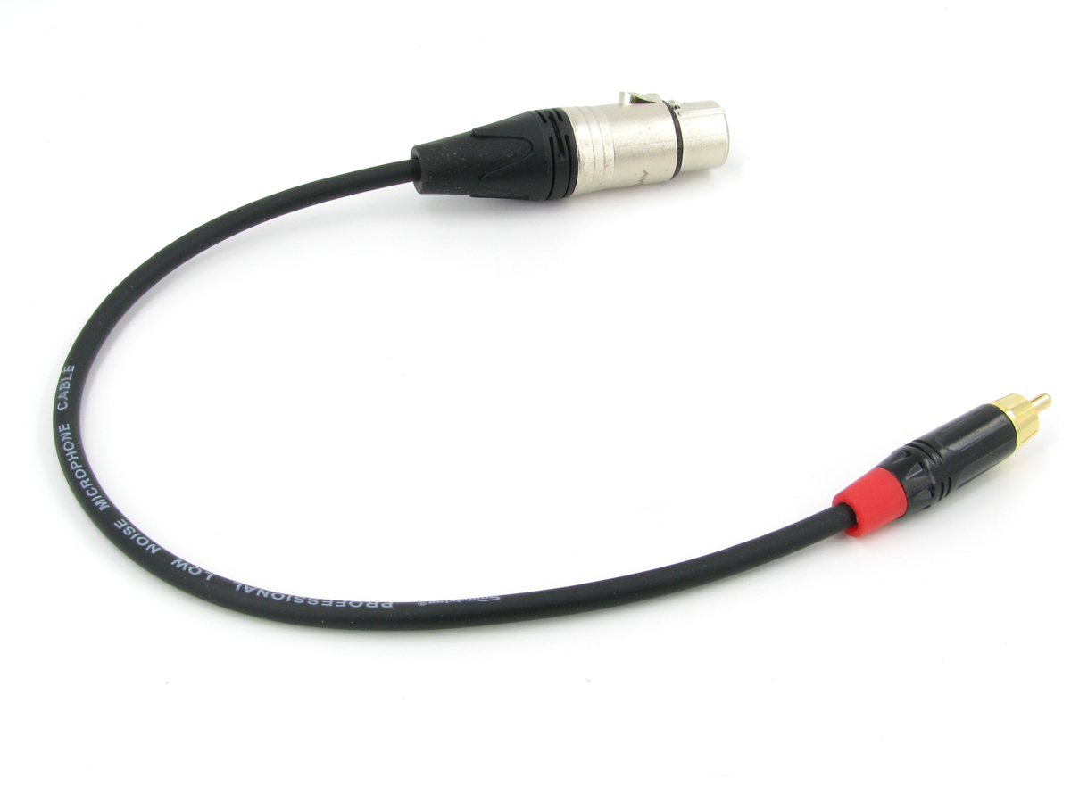 Аудио кабель XLR (f) - RCA